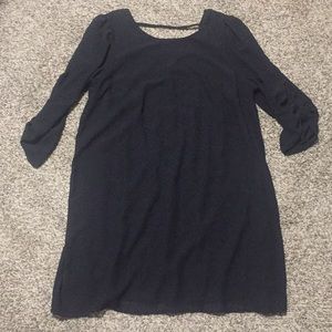 Black 3/4 Sleeve Dress